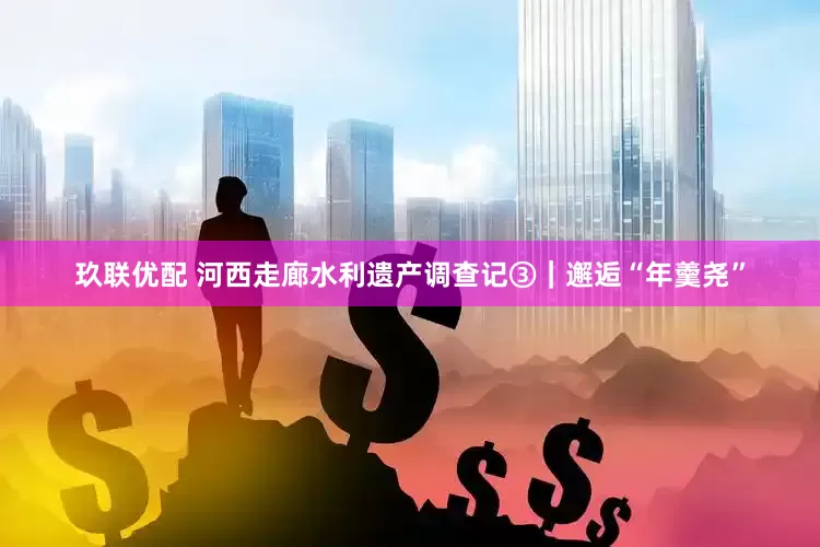 玖联优配 河西走廊水利遗产调查记③｜邂逅“年羹尧”