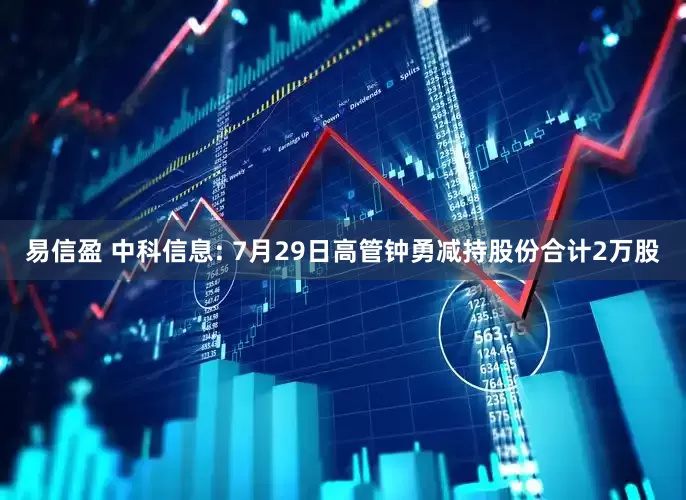 易信盈 中科信息: 7月29日高管钟勇减持股份合计2万股