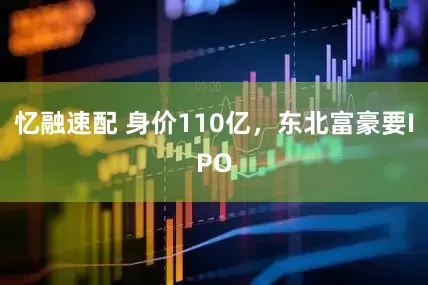 忆融速配 身价110亿，东北富豪要IPO