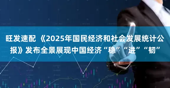 旺发速配 《2025年国民经济和社会发展统计公报》发布全景展现中国经济“稳”“进”“韧”